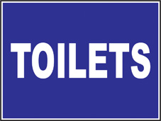 SAFETY SIGN (PVC) | Toilets